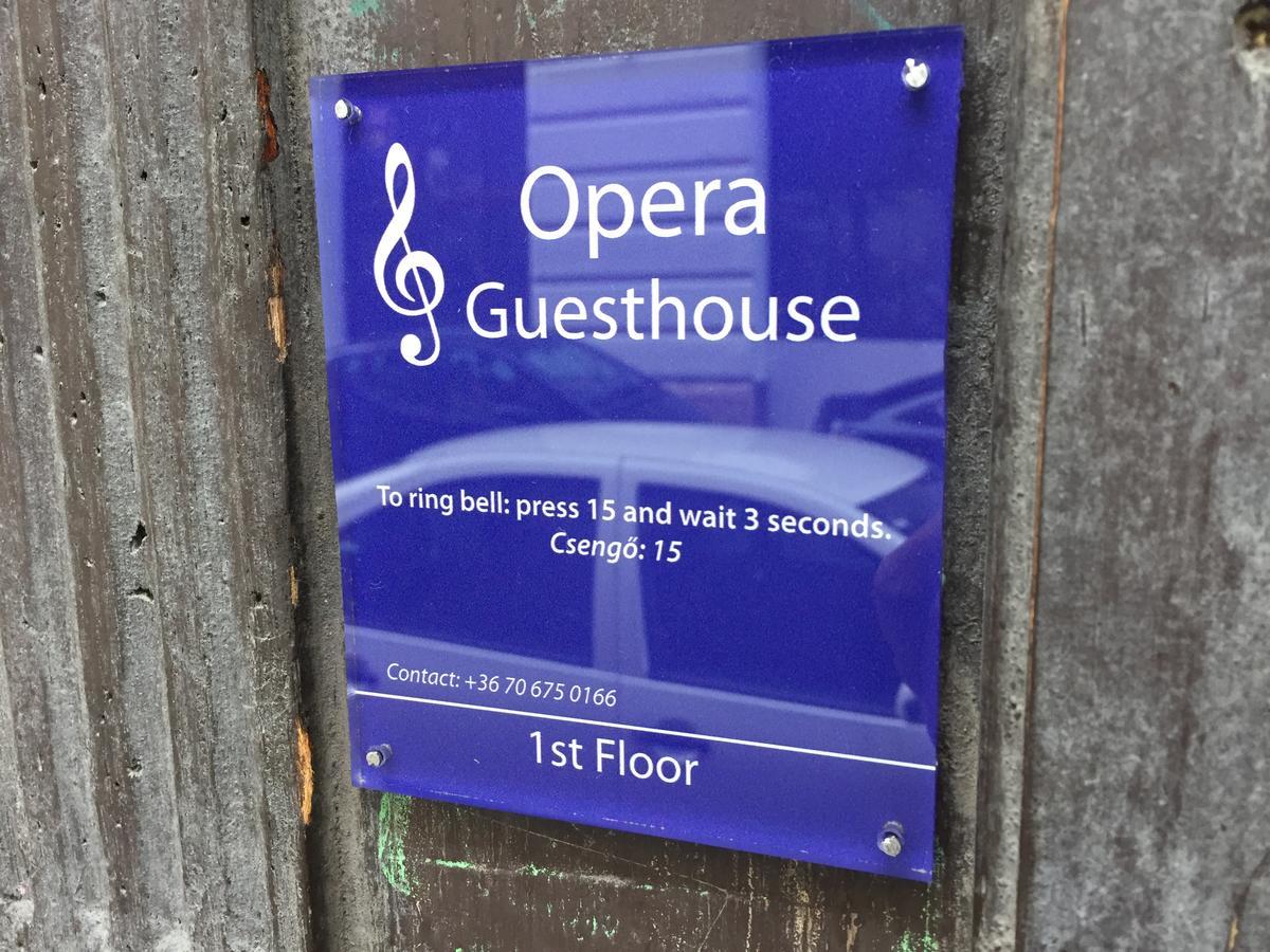 Opera Guesthouse Будапеща Екстериор снимка